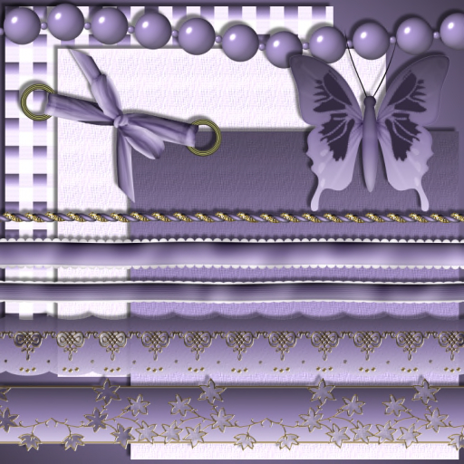 *-* Royal Pain *-* Purple Textures Boxed
