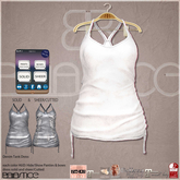 Baiastice_Denim Tank Dress-White