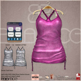 Baiastice_Denim Tank Dress-Magenta