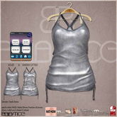 Baiastice_Denim Tank Dress-Grey