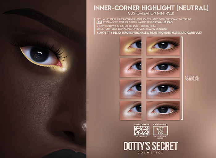 Dotty's Secret - Inner-Corner Highlight [NEUTRAL] [CATWA HD PRO]