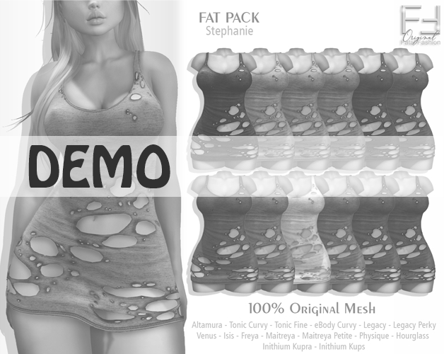 *DEMO* FF Original - Ripped Dress Stephanie