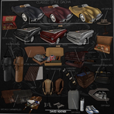 -David Heather-Flashlight Watch/Black-Gold