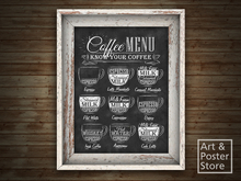 KNOW YOUR COFFEE | Chalkboard Art | Upcycled White Wood Mesh Frame 