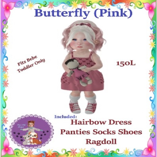 {PPD} Butterfly (Pink)