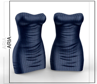 Blue Office Dress