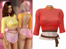 -[ vagrant ]- Sophia Top - Light Red