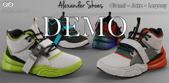 Demo Alexander Male Shoes Fatpack - Signature Gianni, Belleza Jake , Legacy - FashionNatic