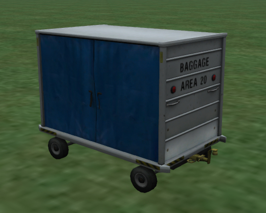MESH Baggage Cart (Non movable doors)