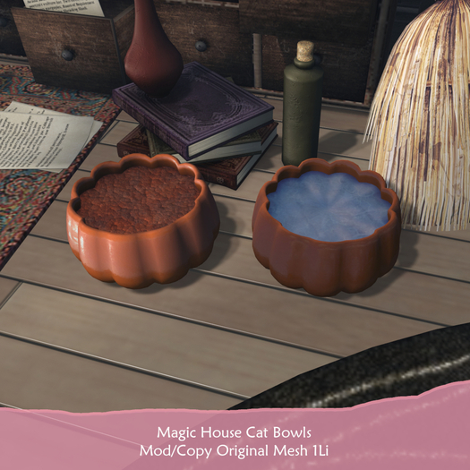 *PandaFace* Magic House Cat Bowls