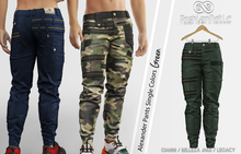 Alexander Male Pants Green - Signature Gianni, Belleza Jake , Legacy - FashionNatic