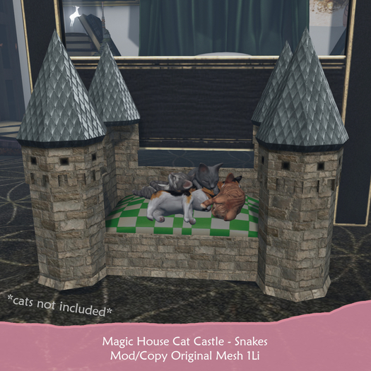 *PandaFace* Magic House Cat Castle - Snake