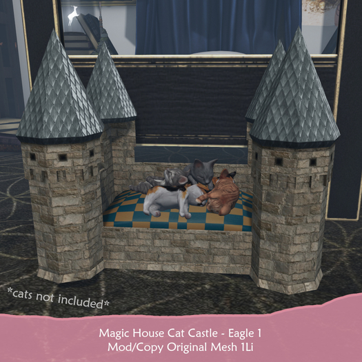*PandaFace* Magic House Cat Castle - Eagle 1