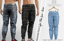 Alexander Male Pants Light Blue Jeans - Denim - Signature Gianni, Belleza Jake , Legacy - FashionNatic 