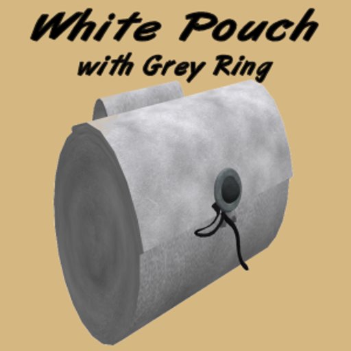 White Pouch-Grey