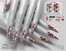 FF Original - Nail Bento Stilleto Glitter - PN27