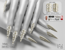 FF Original - Nail Bento Stilleto Glitter - PN05