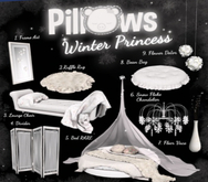 Winter Princess: Floor Vase ~pillows~