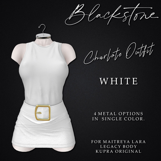 Blackstone - Charlote Outfit - White - Box