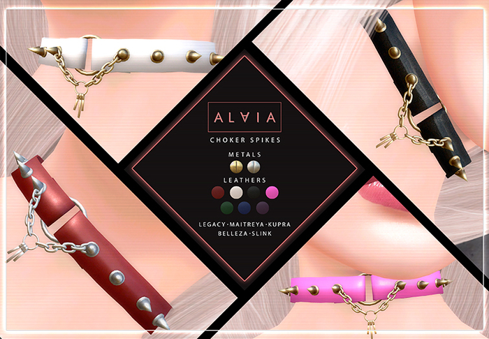 Choker Spikes - Sky - Alaia Store