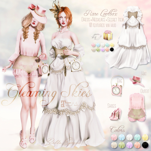 Belle Epoque { Gleaming Skies } Bag Yellow (Box)