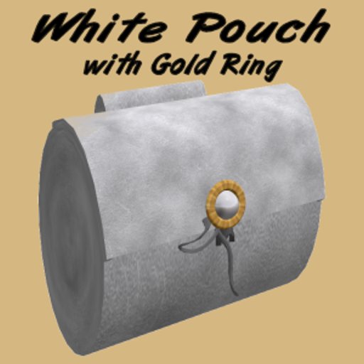 White Pouch-Gold