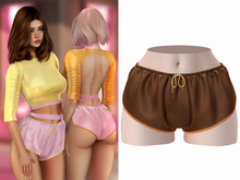 -[ vagrant ]- Sophia Shorts - Chocolate