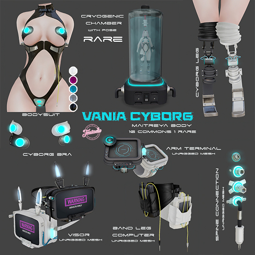 *Tentacio* Vania Cyborg. Cryogenic chamber RARE