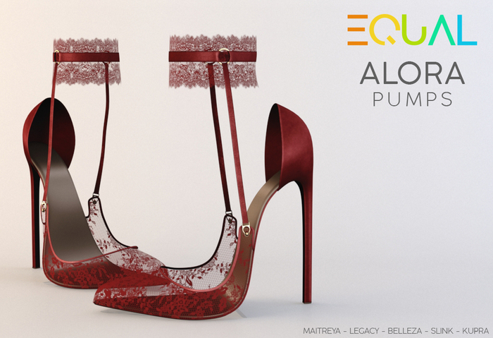 EQUAL - Alora Pumps RED