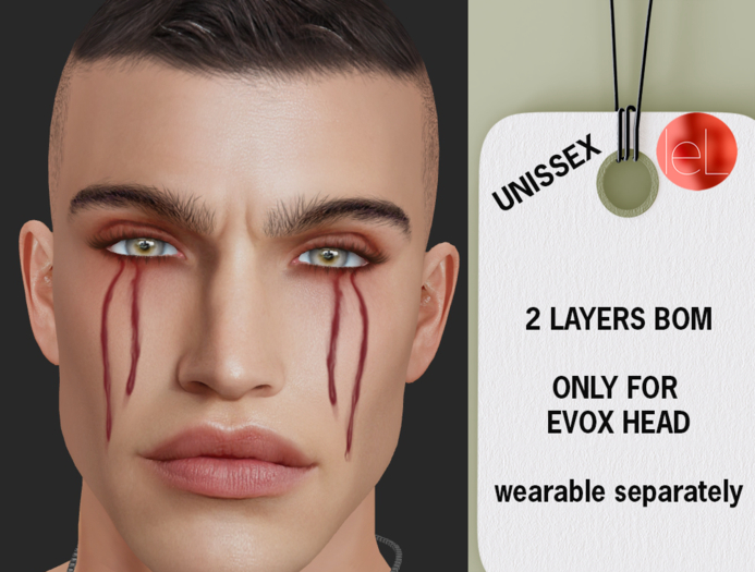 "OS" Scar Tears Blood 2 styles - BOM EVOX