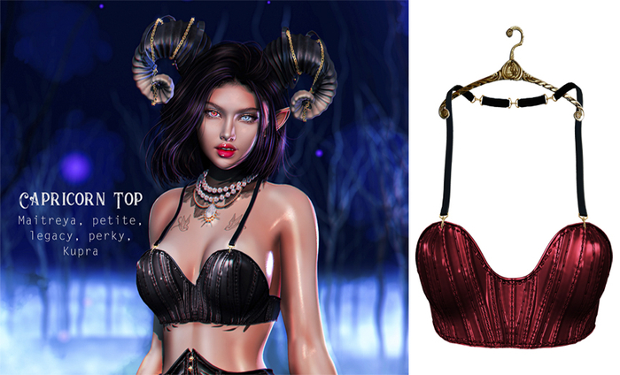 UNA. Capricorn Top Red