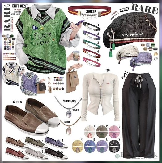 `M.BIRDIE / HanLa Look. CHOKER 1