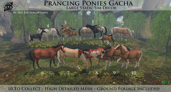 Prancing Ponies Collection C/M Full Set