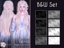 [^.^Ayashi^.^] Teria hair-B&W set