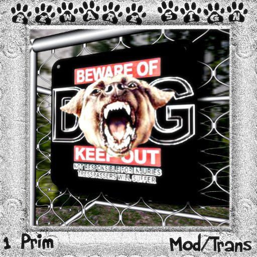 :F.U.C: Beware Of Dog Sign 4