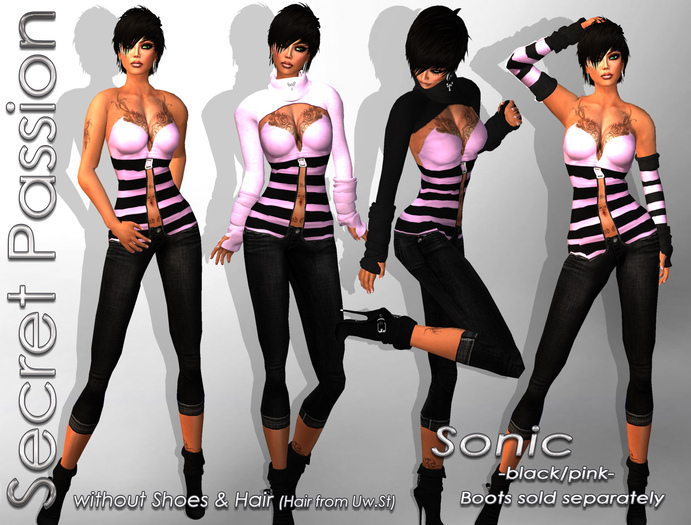 (SP) Sonic -black/pink-