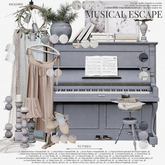 17. Nutmeg. Musical Escape Ashen Boxy Candle Holder