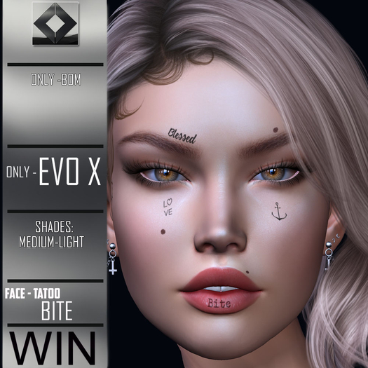WIN - TATOO ON FACE EVO X Bite