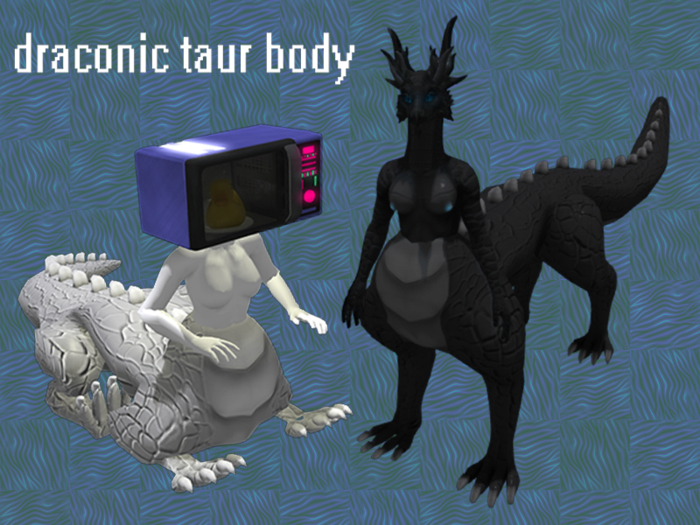 draconic taur body