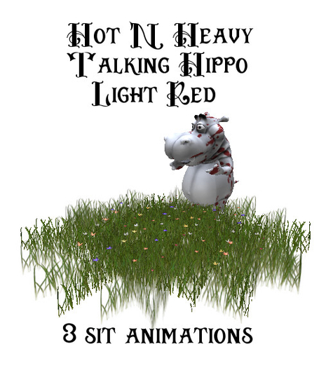 Hot N Heavy - Hippo Talking Light Red