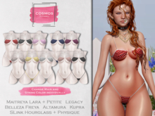 [COSMOS] Sabrina Bikini Set Dots + Pattern / 6+4 Colors