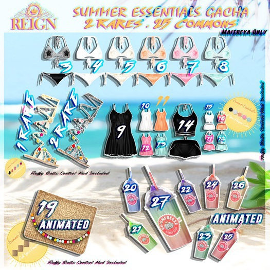 REIGN.- SUMMERTIME HAPPINESS SANDALS (MAITREYA)- #1 RARE