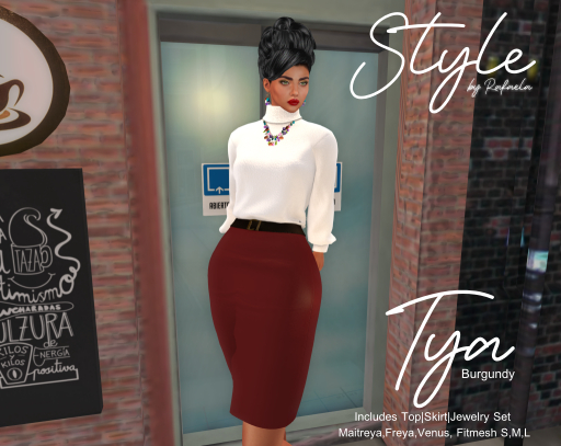 Style by Rafaela Tya Burgundy Set BOX