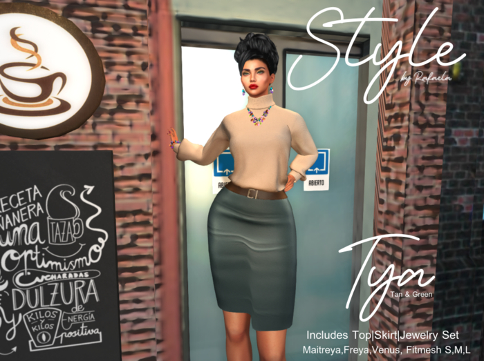 Style by Rafaela Tya Tan & Green Set BOX