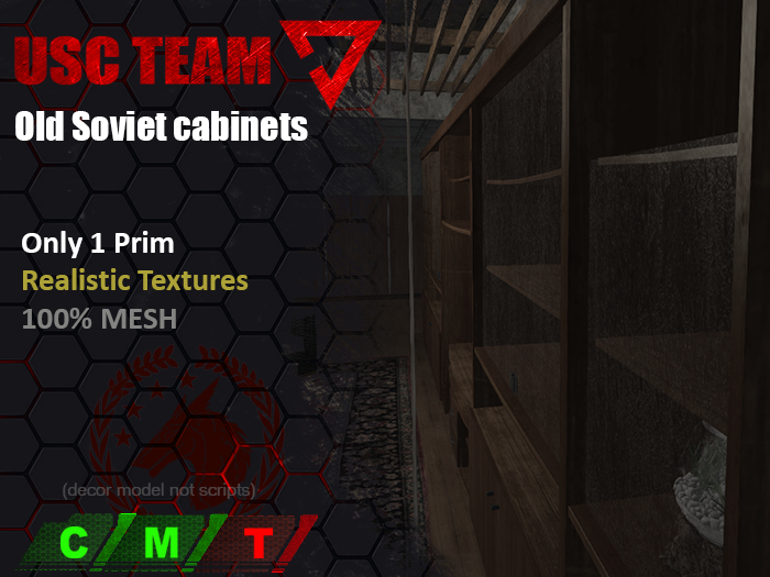 Old Soviet cabinets set