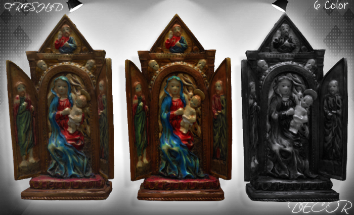FRESH3D Mary Statue