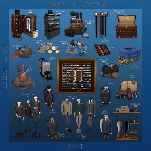 -David Heather-Tie Luggage RARE