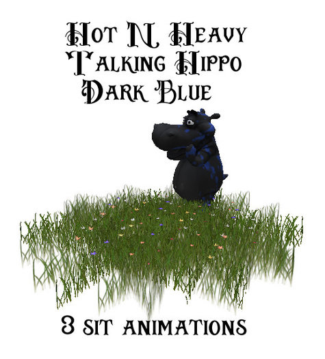 Hot N Heavy - Hippo Talking Dark Blue
