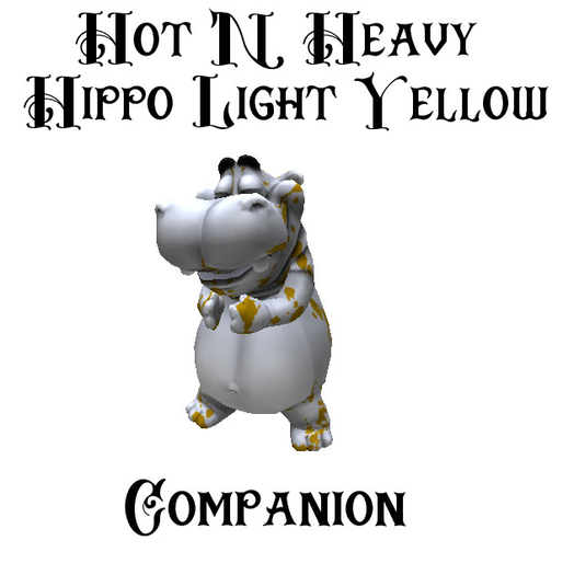 Hot N Heavy - Hippo Companion Light Yellow