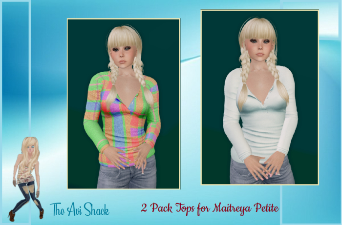 TWO PACK TOPS FOR MAITREYA PETITE